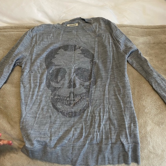 Grey Zadig & Voltaire skull sweater - Picture 6 of 6